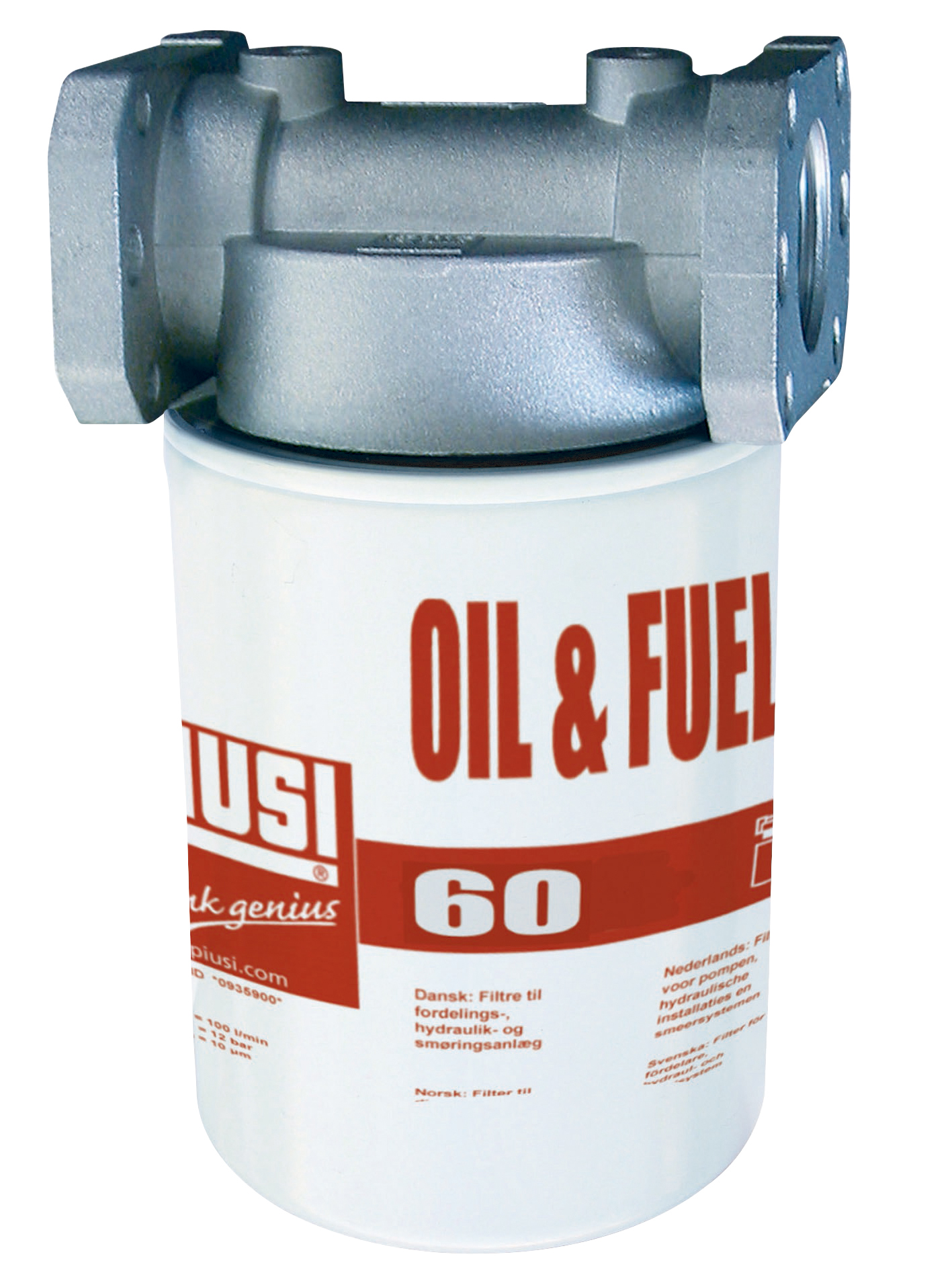 Zuwa Diesel/Öl Schmutzfilter 70 komplett 10µm 60 l/min - 12060504